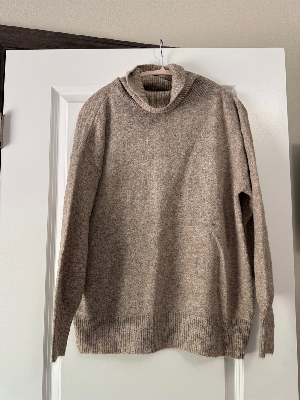 Staccato Women's Taupe Cowl-Neck Sweater